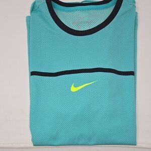 Nike Teal and Black Athletic Shirt